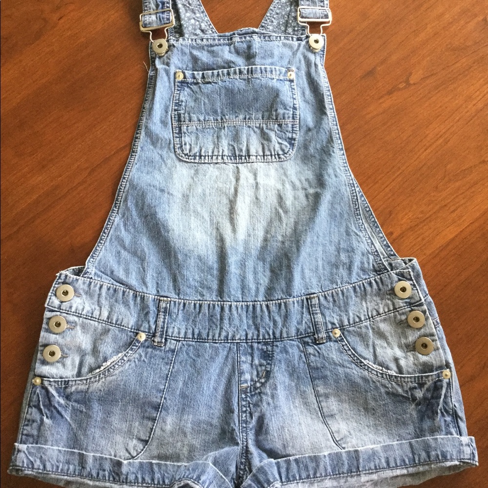 Bib overall shorts